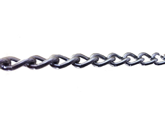 CADENA CROMADA ESLABON TORCIDO TIPO COLLAR