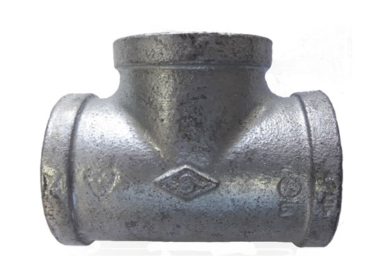 TEE GALVANIZADO HILO BSP