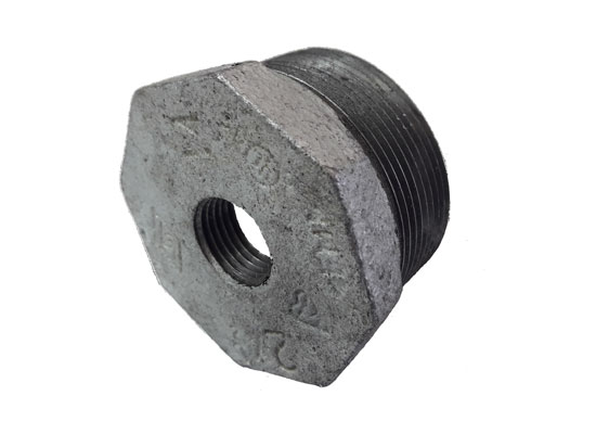 BUSHING REDUCCIÓN GALVANIZADO HILO BSP
