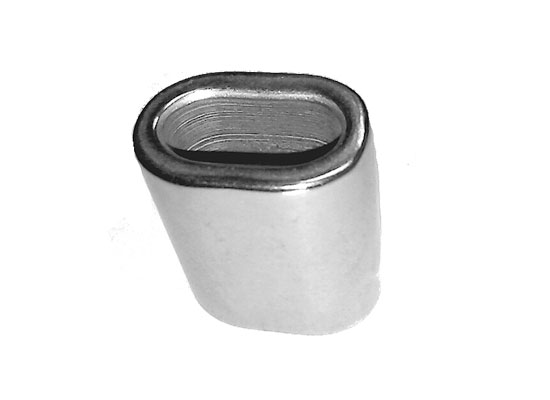ABRAZADERA TUBULAR PARA CABLE DE ACERO INOX 316