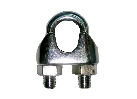 ABRAZADERA PARA CABLE DE ACERO INOX 304