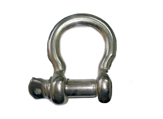 GRILLETE LIRA PASADOR ROSCADO INOX 316