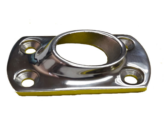 BASE PARA TUBO ANGULO 90 GRADOS INOX 316